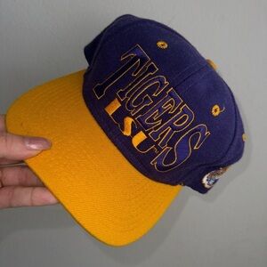 Vintage 90s LSU tigers snapback hat